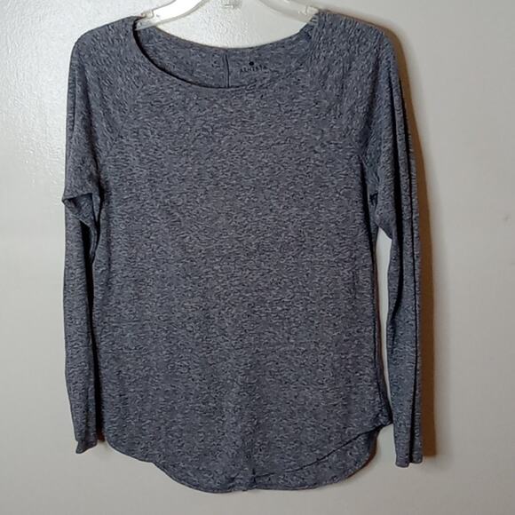 Athleta Tops - Athleta Women's Shanti long sleeve heather gray top small #243064 Activewear